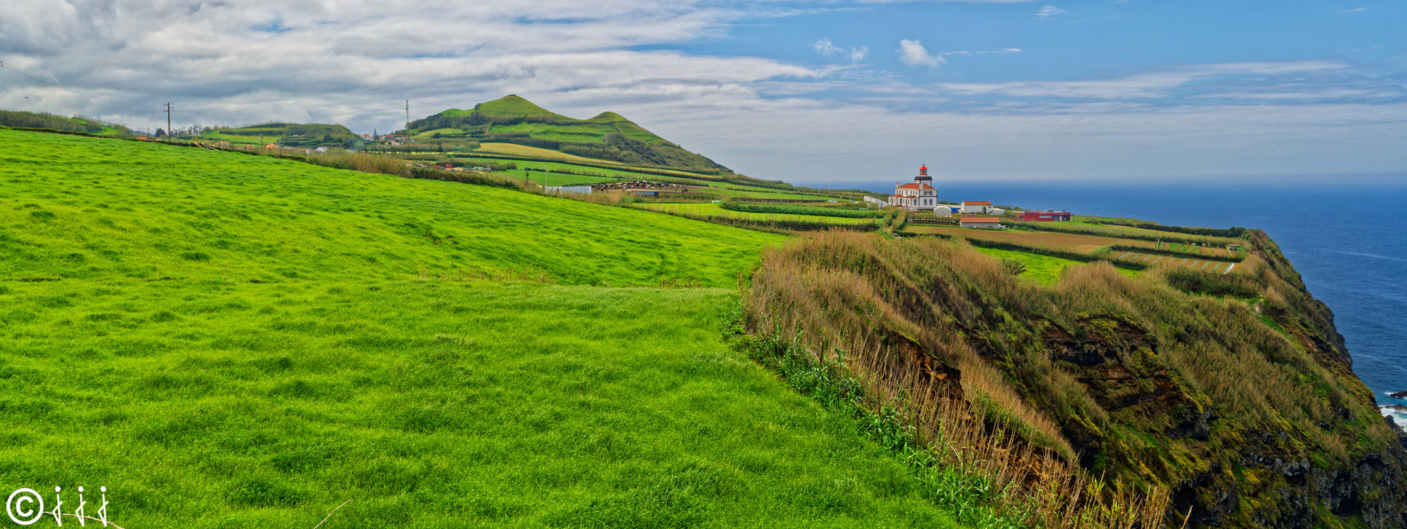 Paysage île de São Miguel aux Açores.