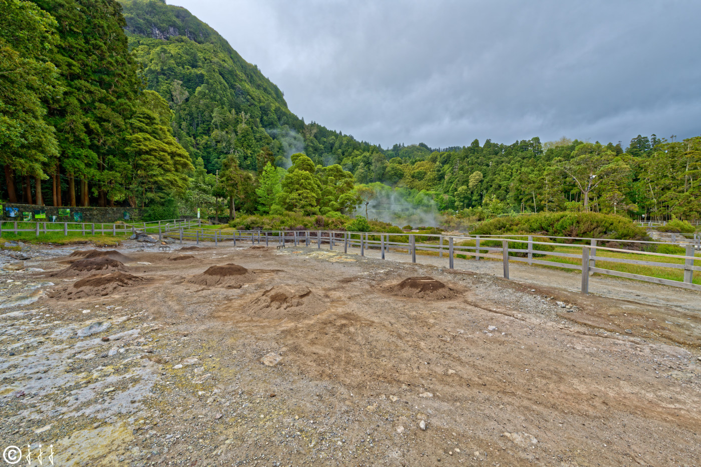 Paysage île de São Miguel aux Açores.
