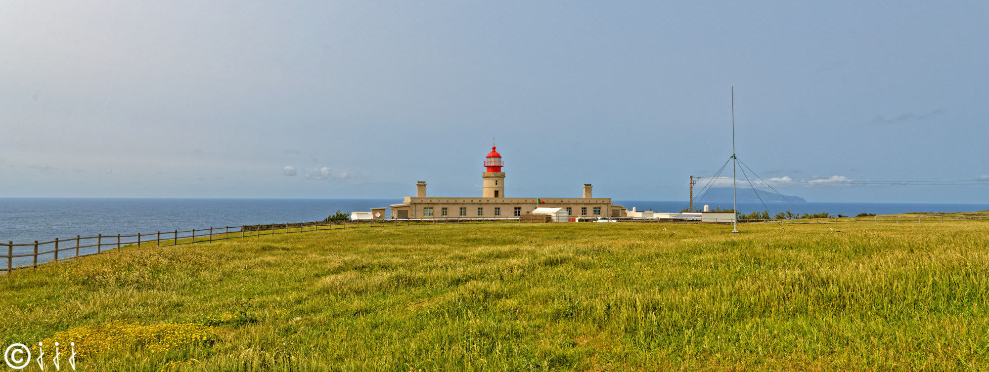 Paysage île de Flores aux Açores.