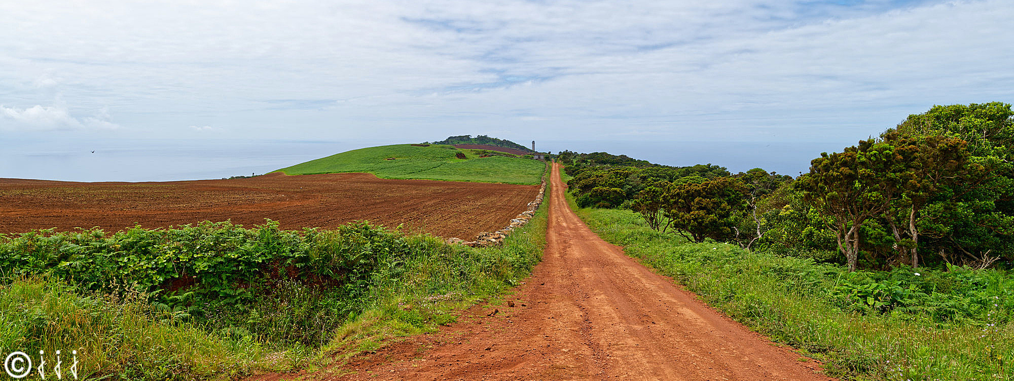Paysage île de São Jorge aux Açores.