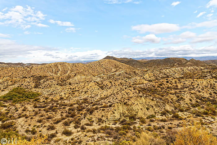 Le désert de Tabernas.