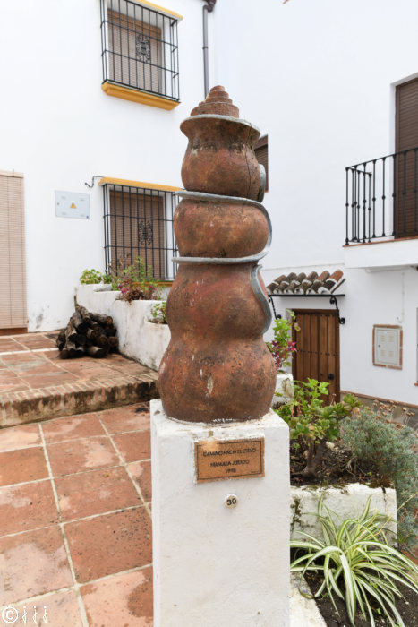 Village de Genalguacil en Espagne.