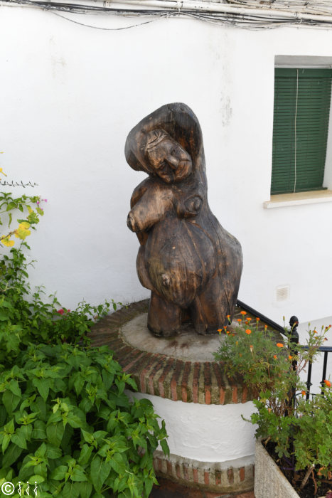 Village de Genalguacil en Espagne.