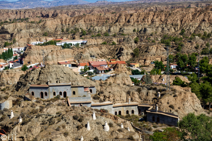 Maisons troglodytes à Gorafe.