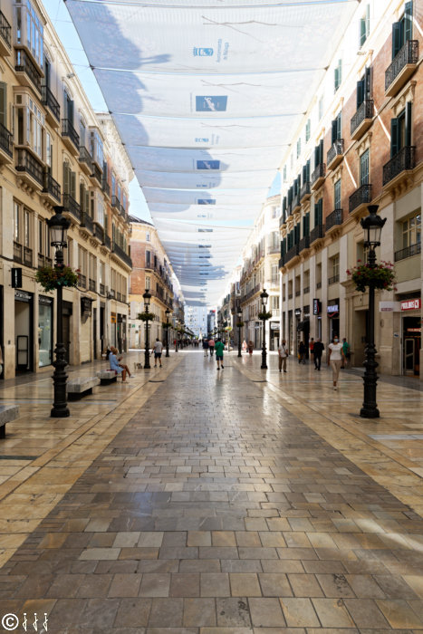 Malaga et ses ruelles ombragées.