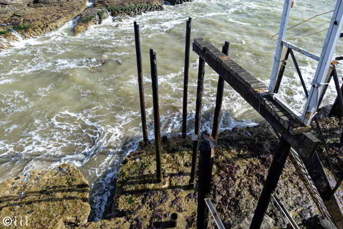 Destruction cabane à carrelet 