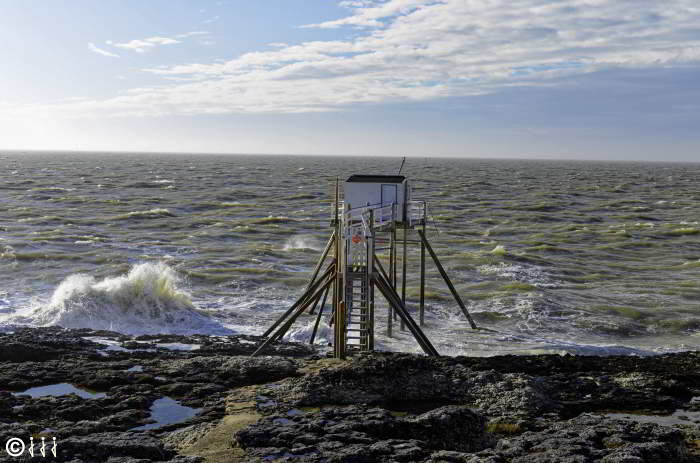 Alignement de cabanes à carrelet