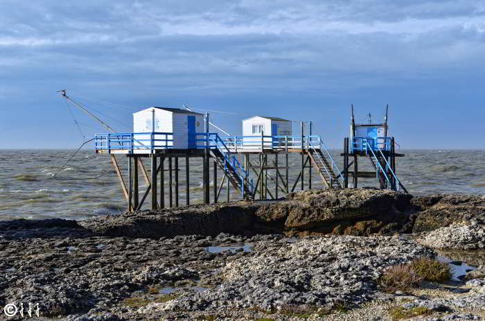 Cabane à carrelet côte charentaise