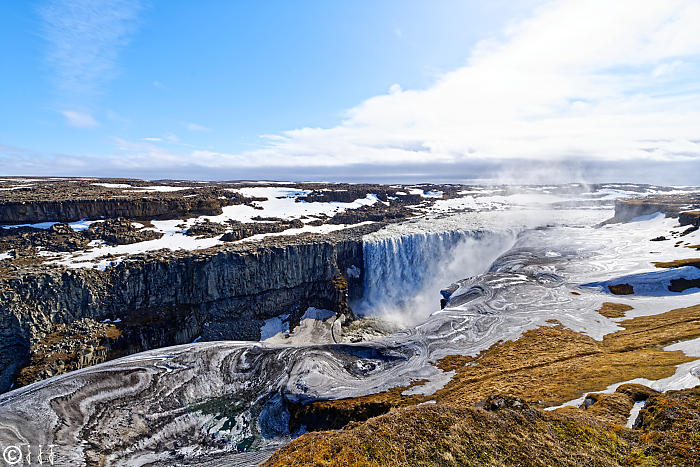 Chutes d'eau de Dettifoss.