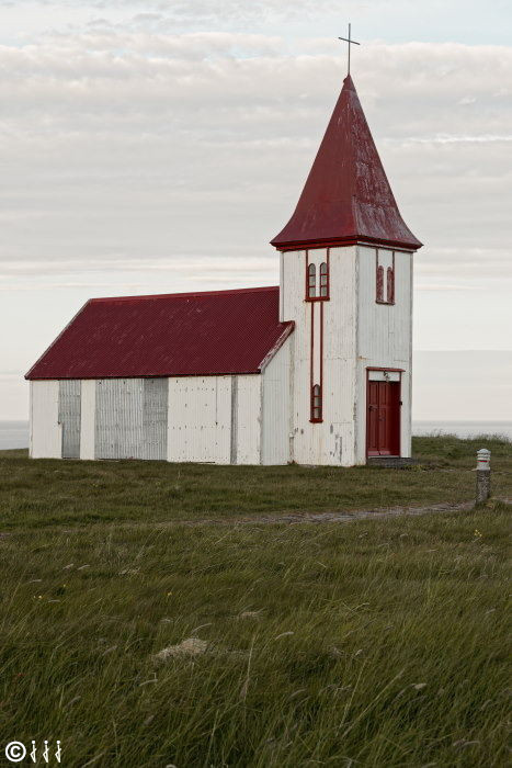 Eglise d'Hellnar, péninsule de Snaefellsnes.