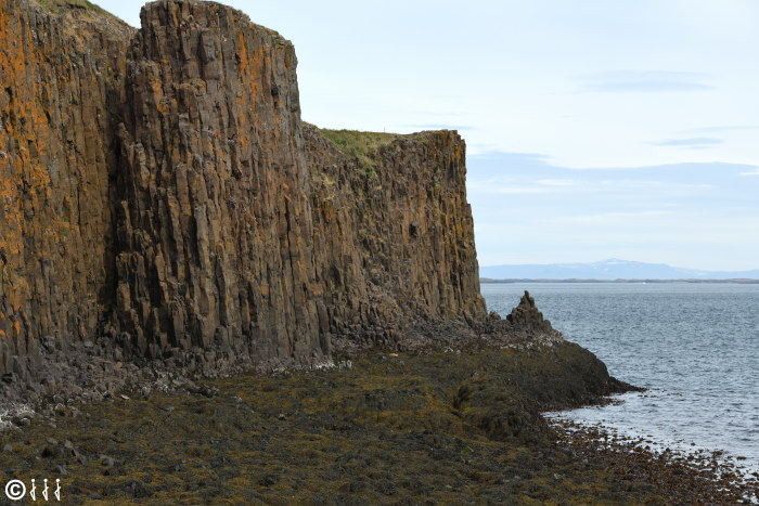 Les falaises de Stykkisholmur.