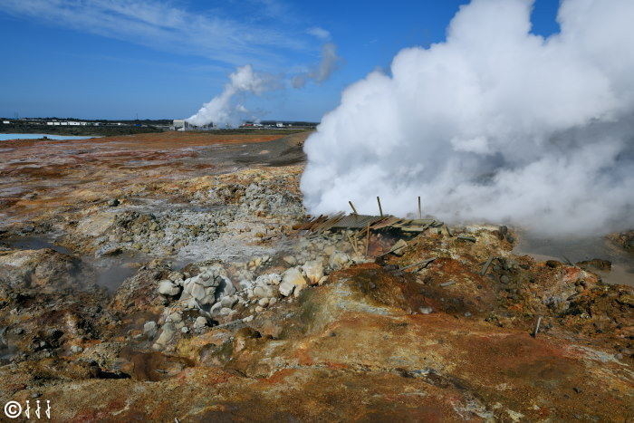 Zone géothermique de Gunnuhver.