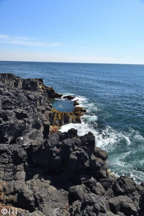 Piscine naturelle en Islande.