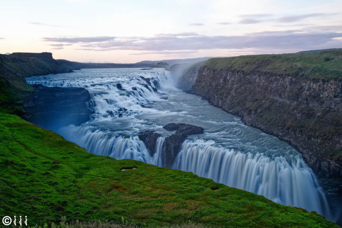 Gullfoss en Islande.