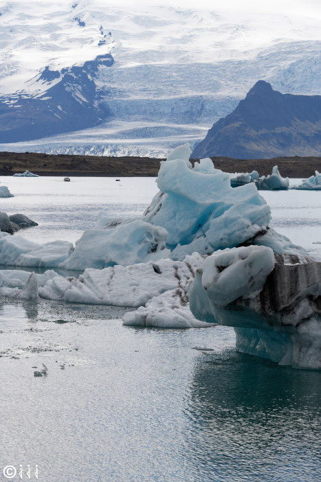 Icebergs Islande.