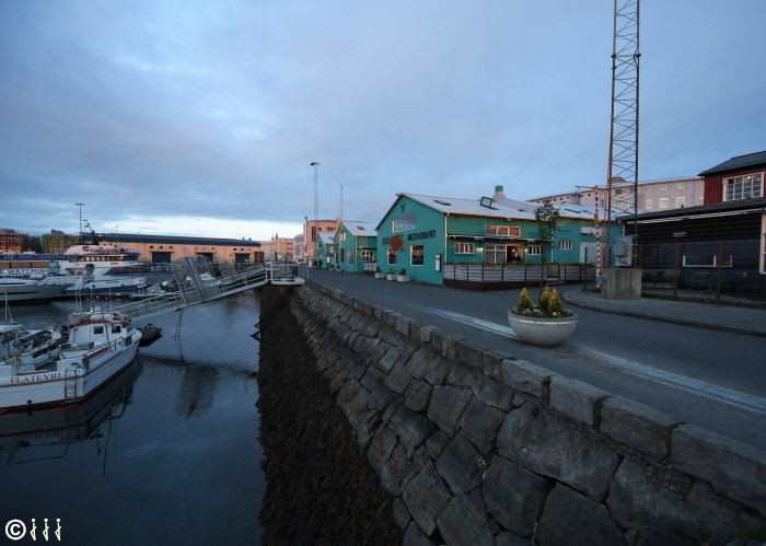Restaurants au vieux port de Reykjavik