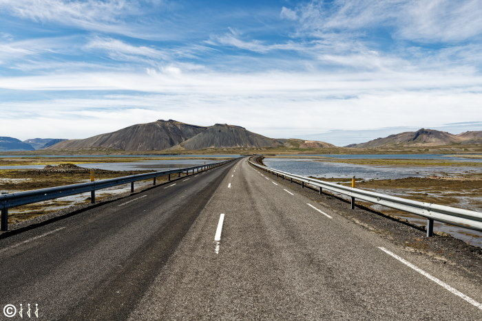 Sur la route autour de Snaefellsnes.
