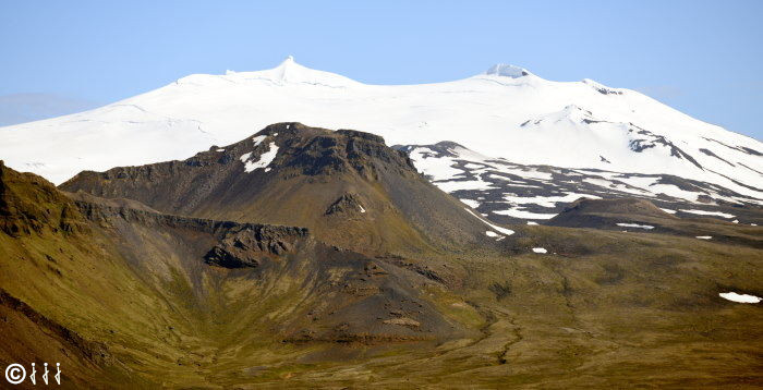 Le snæfellsjokull en Islande