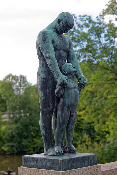 Sculpture en bronze de Gustav Vigeland.