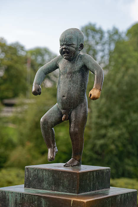 Sculpture en bronze de Gustav Vigeland.