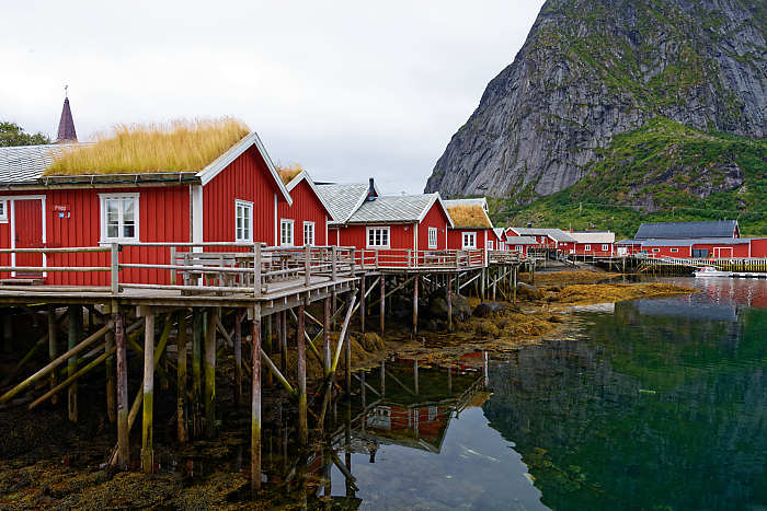 Village de Reine aux îles Lofoten.