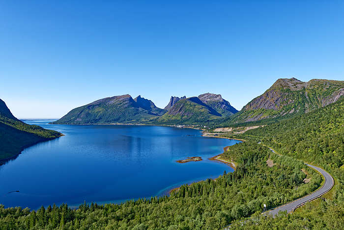Crique aux îles Vesteralen.