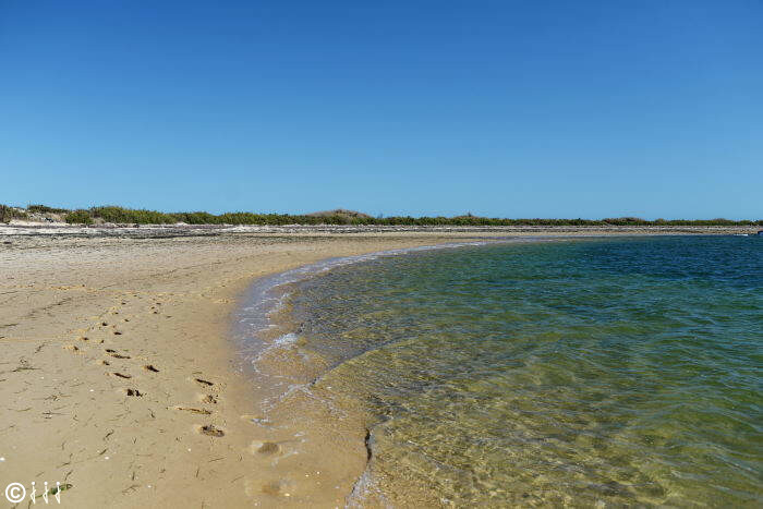 L'ile déserte au large de Faro