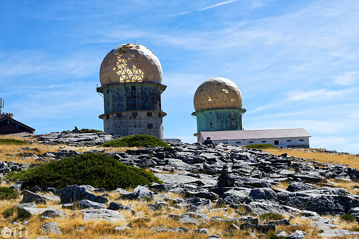 Ancienne station radar à Serra Da Estrela
