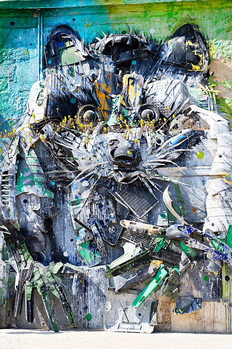 Bordalo II street art.