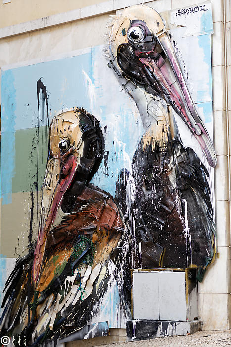 Bordalo II street art.