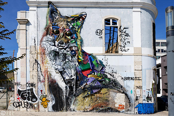 Bordalo II street art.