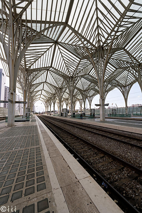 Gare Oriente à Lisbonne.