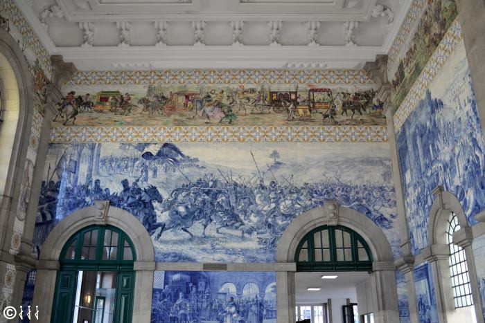 hall de la gare de Porto