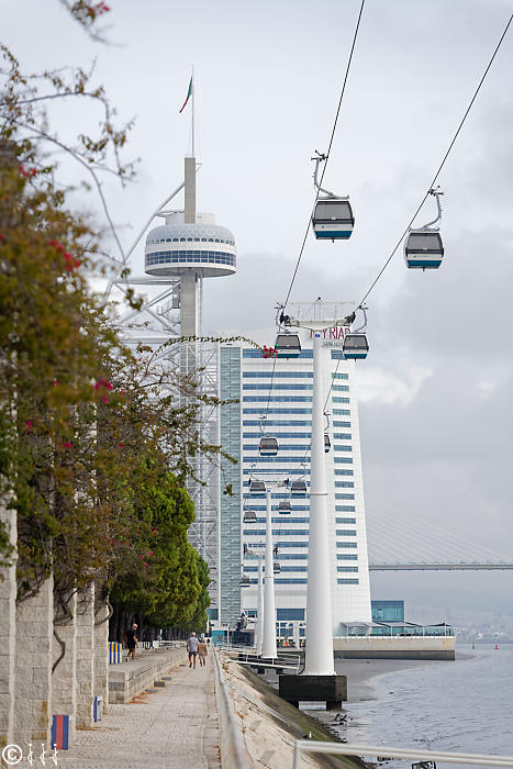 Télécabines au Parque Das Nacoes.