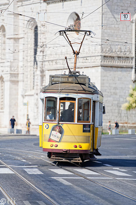 Tram à Lisbonne.