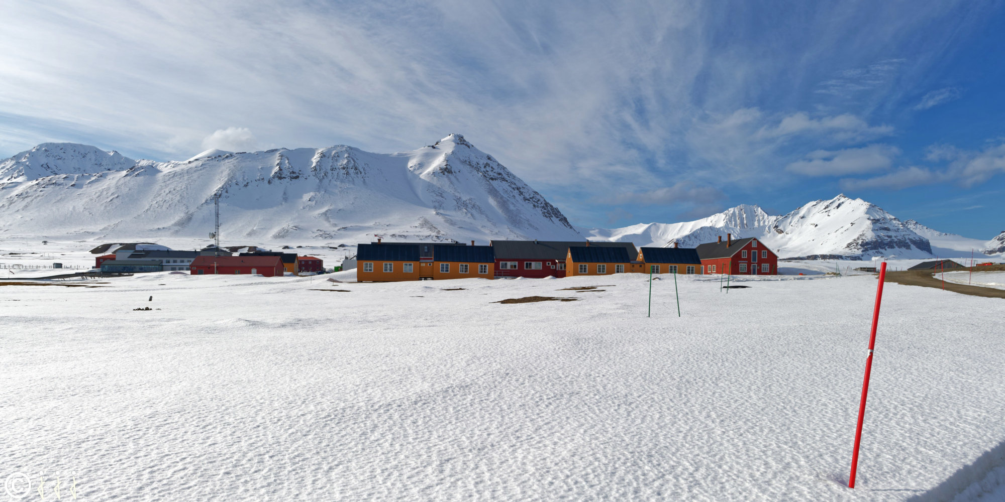 Vue panoramique de Ny-Ålesund.