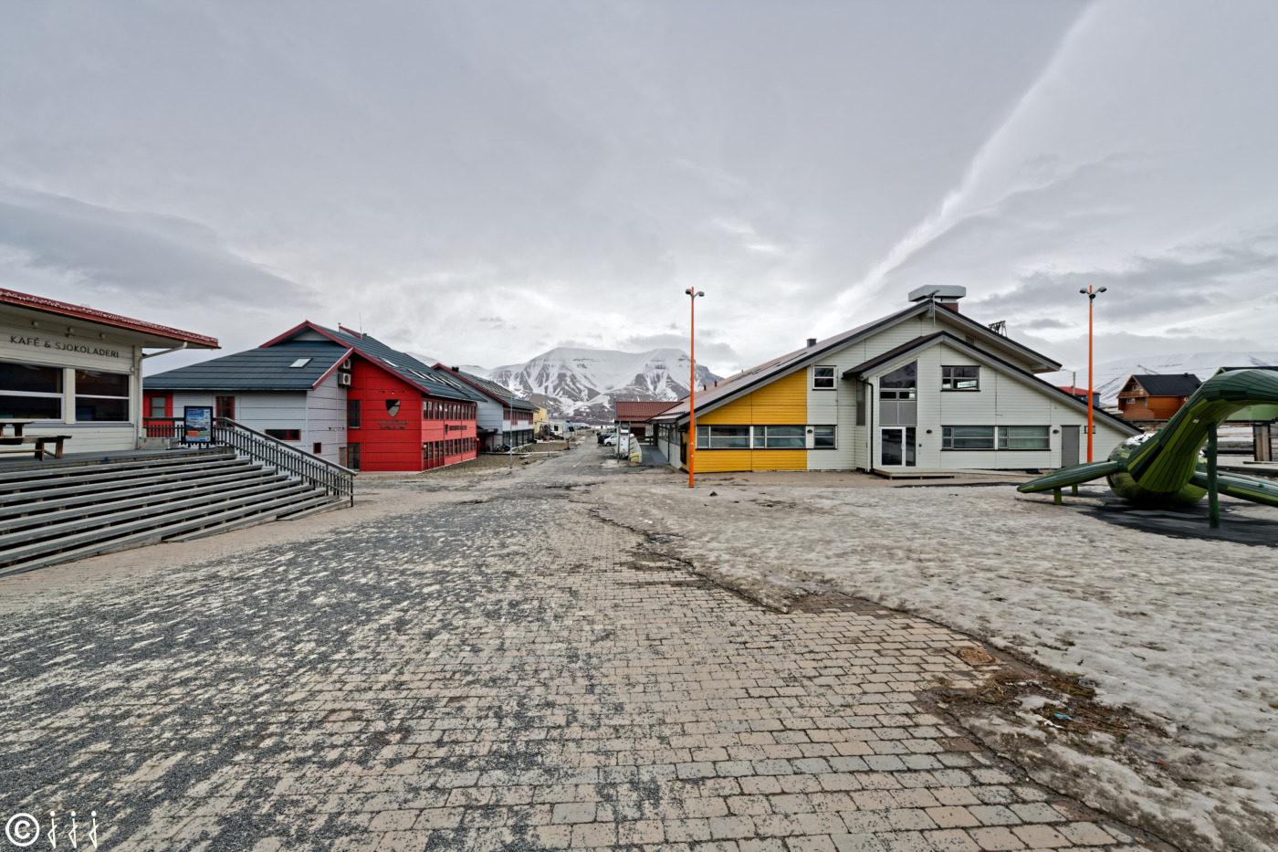 Centre-ville de Longyearbyen.