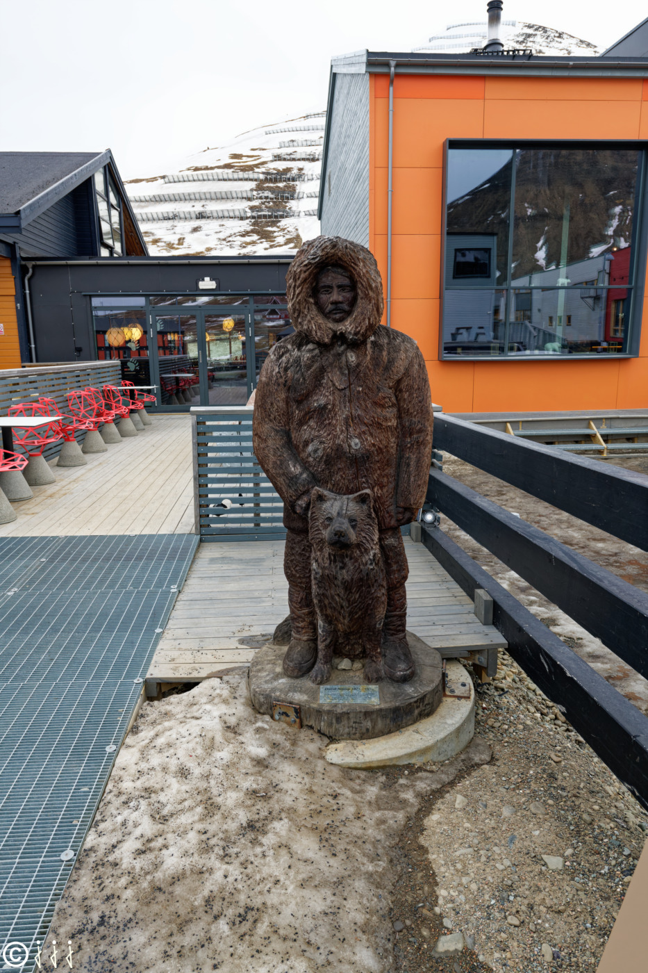 Statue de Eivind Astrup.